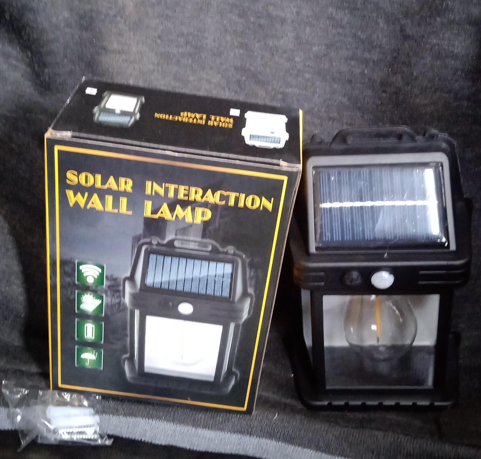 12564 Solar Wall Lights / Lamp Outdoor, Wireless Dusk to Dawn Porch Lights Fixture, Solar Wall Lantern with 3 Modes & Motion Sensor, Waterproof Exterior Lighting with Clear Panel (1 Pc ) 12564 Solar Wall Lights / Lamp Outdoor, Wireless Dusk to Dawn Porch Lights Fixture, Solar Wall Lantern with 3 Modes & Motion Sensor, Waterproof Exterior Lighting with Clear Panel (1 Pc )